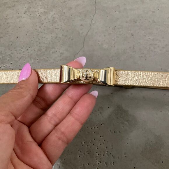 Tory Burch Pearl Bow Belt - Picture 1 of 5